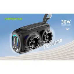 Портативна акустика Hopestar H67 Black [157610] - мініатюра 7