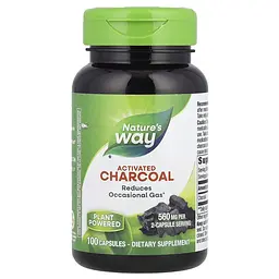 Активоване вугілля Nature's Way Activated Charcoal, 100 капсул