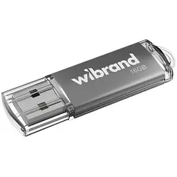 USB флеш-накопичувач Wibrand Cougar 16GB USB-A 2.0 Silver (WI2.0/CU16P1S) [170511]