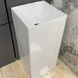 Умивальник підлоговий VBI Ellera white VBI-019025, Білий - мініатюра 4