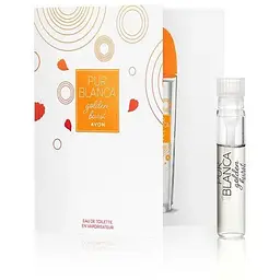 Листівка з п/зр Avon Туалетна вода Pur Blanca Golden Burst 0.6 мл