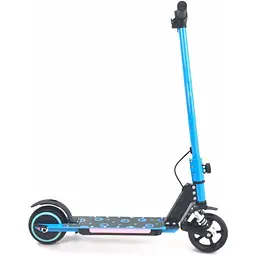 Дитячий Електросамокат E-Scooter ES3 LED + амортизатор Синій - мініатюра 5