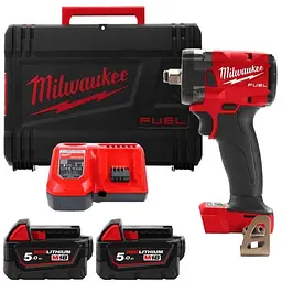 Гайковерт акумуляторний безщітковий 1/2'' MILWAUKEE, M18 FIW2F12-502Х, 339Нм, з кільцем