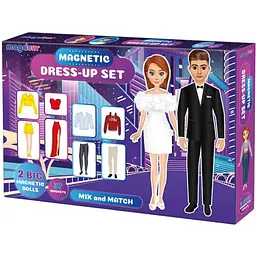 Настільна магнітна гра Magdum Magnetic dolls магнітна лялька та 27 магнітів ML4032-09 EN  