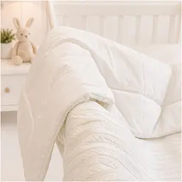 Плед дитячий MirSon Premium Pique White 150х220 см (2200013893578) - мініатюра 3