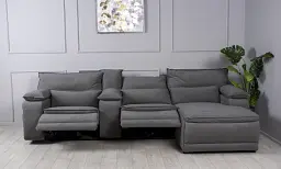 Диван кутовий Ego Home Денвер правий з електричним реклайнером і консоллю - мініатюра 6