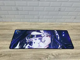 Великий килимок для мишки WorkPlaceShop Anime Геншин Імпакт Райден 1000 x 400 мм