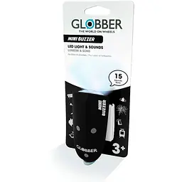 Сигнал звуковий із ліхтариком Globber Mini Buzzer чорний (530-120) - мініатюра 2