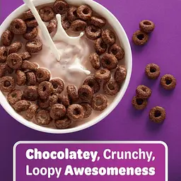Сухий сніданок Kellogg's Cocoa Loops Makes Milk Chocolatey 470г - мініатюра 3