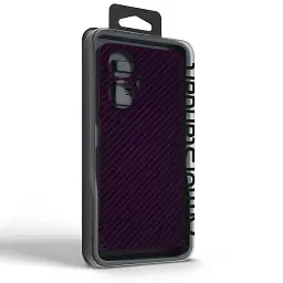Чохол ArmorStandart LikeCarbon для Realme C55 Purple - мініатюра 3