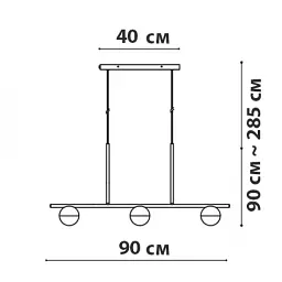 Підвісна люстра Friendlylight Konti FL5113 - мініатюра 3
