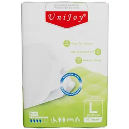 Набір одноразові пелюшки Unijoy 60 x 90 см 10 шт.