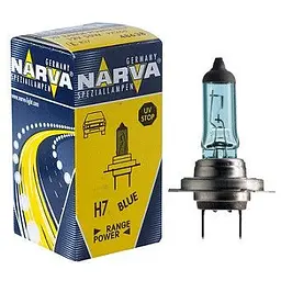 Автолампа галогенна Narva Range Power Blue + 50% / H7 / 55W / 12V / 3700K 1 шт (48638)