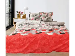 Комплект постільної білизни з компаньйоном (G6798/2) Євро TAG tekstil pbe0036935 - мініатюра 2