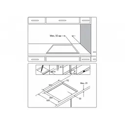 Варильна поверхня електрична Samsung NZ64T3516AK/WT - мініатюра 3