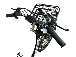 Електровелосипед Crosser E-LIT 26 дюймів (500W/48V/20Ah) з кошиком Чорний - мініатюра 4