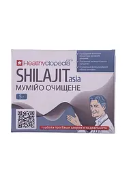 Мумійо Elixir шиладжит Shilagit asia пластинка Healthyclopedia 5 г