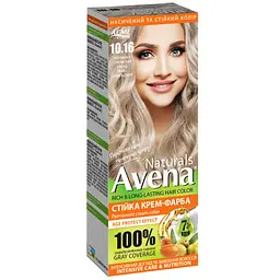 Стійка крем-фарба для волосся Acme Color Avena Naturals 10.16 перлинно-сріблястий блонд