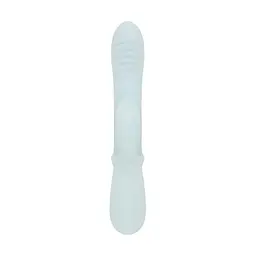 Потрійний вібратор Good Vibes Only - SAGE Triple Stimulation Vibe Soft Silicone - Blue, манливий рух - мініатюра 2