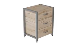Тумба універсальна Ferrum-decor Вів'єн 3 50x41x40 сірий ДСП Дуб Сан-Марино 16мм (FRD-104197) - мініатюра 4