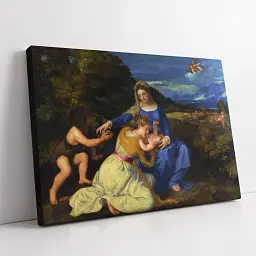 Інтер'єрна картина Мадонна Альдобрандіні, Тіціан, Titian, Aldobrandini Madonna, релігійний декор, 43×60 см (id6978) - мініатюра 2