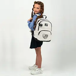 Рюкзак для початкової школи Kite Education 585 Shimmer&Smile Бежевий (K26-585M-2) - мініатюра 17