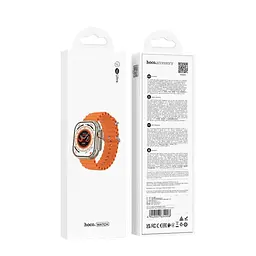 Смарт-годинник Hoco Y23 Ultra 51mm, 300 mAh, IP 67 Smart sports watch (call version) Titanium gold (6942007634908) - мініатюра 2