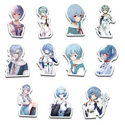 Стікерпак GeekLand Evangelion Ayanami Rei 45 штук (SP AR 01) - мініатюра 5