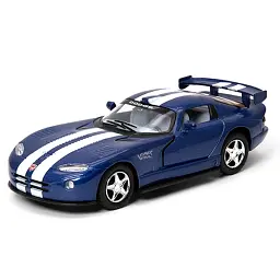 Металева інерційна легкова модель Dodge Viper GTSR 5", відкриваються двері (В асортименті)