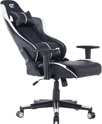 Геймерське крісло GT Racer чорне з білим (X-2528 Black/White) - мініатюра 6