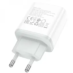 МЗП Hoco C105A Stage PD20W+QC3.0 (1USB-A/1C) White - мініатюра 5