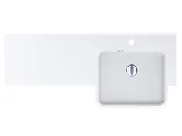 Умивальник Miraggio Fontana R глянсовий 0000520, Білий - мініатюра 3
