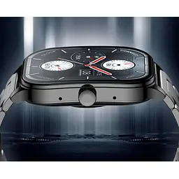 Розумний годинник з металевим ремінцем Xiaomi Amazfit Pop 3s Metal Black (Metallic Strap) чорний - мініатюра 2