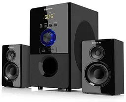 Колонки 2.1 M-555 Black сателіти 2 x 12.5 Вт REAL-EL teh0021008 - мініатюра 2