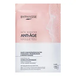 Антивікова тканинна маска Byphasse Anti-Aging Skin Booster Sheet Mask, 18 мл - мініатюра 2