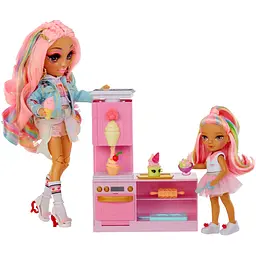Ігровий набір з лялькою Rainbow High Littles Кондитерська Кенді з аксесуарами (522058) - мініатюра 2