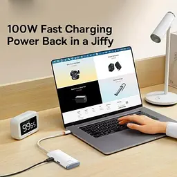 Хаб Baseus Lite Series 5-Port Type-C HUB Docking Station Type-C to HDXiaomi+USB3.0*3+PD WKQX040002 White - мініатюра 3