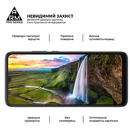 Захисне скло на Xiaomi Redmi 10C/12C з олеофобним покриттям, Pro, повне проклеювання, антистатичний і пиловідштовхуючий шар, 9H, самоклеючеся, 2.5D, на весь екран, антистатичний клей, ArmorStandart (ARM61297) - мініатюра 4