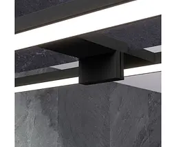 Дзеркало Sanwerk Сімплі "Мініма" 80x65 зі світильником LED "Смарт" black AL 60 см (ZS0000351) - мініатюра 3