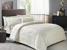 Комплект постільної білизни Nodus Cream Євро Tac pbe0041675