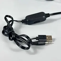 Настільні колонки Jedel S-561 з LED підсвічуванням 2x3W чорний - мініатюра 3