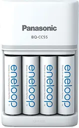 Зарядний пристрій Panasonic Smart-Quick Charger+Eneloop 4AA 2000 mAh NI-MH (K-KJ55MCD40E)