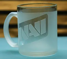 Скляна чашка 320мл NAVI з гравіюванням НАВІ  подарунок для фаната кіберспорту - мініатюра 3