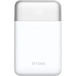 Акумулятор портативний літій-іонний D-Link Power Bank 10000мА*рік 18Вт 1xUSB-A, 1xUSB-C, білий