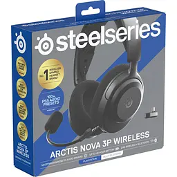 Ігрові навушники SteelSeries Arctis Nova 3P Wireless for Playstation Black (61686) [143298] - мініатюра 6