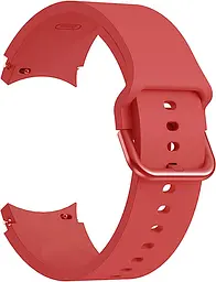 Ремінець силіконовий BeWatch Samsung Galaxy Watch 4/5/Pro SoftTouch Червоний (0139302) - мініатюра 2