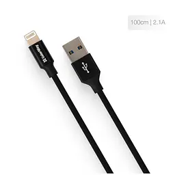 Дата кабель USB 2.0 AM to Lightning 1.0m black ColorWay (CW-CBUL004-BK) - мініатюра 4