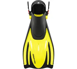 Ласти Aqua Speed Wombat 27-31 Чорний/Жовтий (1000-528-18-27-31) - мініатюра 2