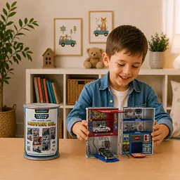 Ігровий набір Techno Drive Motor Oil - Автосервіс з мінімоделлю Зміни Колір (в асортименті) (SK-112YKS) - мініатюра 4