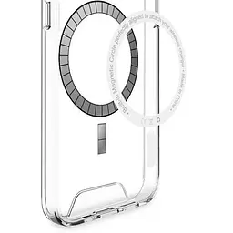 Чохол TPU Space Case with Magnetic Fit для Samsung Galaxy S23 Ultra Прозорий - мініатюра 2